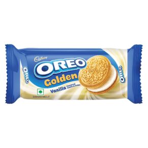 Cadbury Oreo Golden Vanilla Flavour Creme Sandwich Biscuit