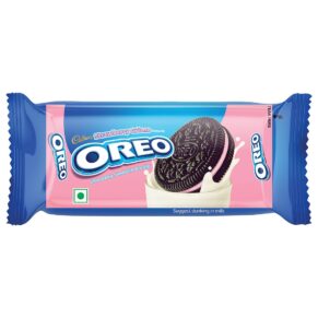 Cadbury Oreo Strawberry Flavour Creme Sandwich Biscuit